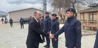 Doğanşehir Kaymakamı Sungur, görev başındaki polis ve jandarmayı ziyaret etti