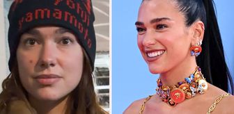 Dua Lipa'nın makyajsız görüntüsü şaşırttı