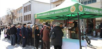 Edirne'de 3 bin ıhlamur fidanı dağıtıldı