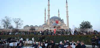 Edirne'de 'Bereket Sofrası' kuruldu