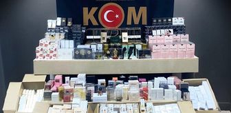 Edirne'de çok sayıda kaçak parfüm ve akıllı saat ele geçirildi