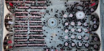 Edirne'de düzenlenen 'Büyük Selimiye İftarı' bir kez daha Balkanlar'ı aynı sofrada buluşturdu