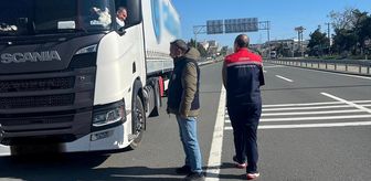 Edirne'de gıda malzemesi ve hayvan taşıyan araçlar denetlendi
