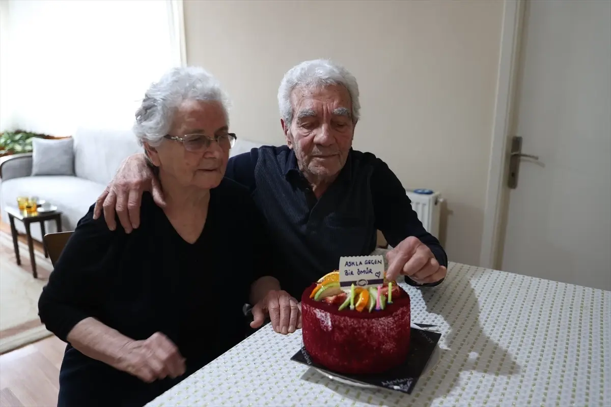 Edirne'de "koca çınarlar" 60 yıllık evliliğin sırrını paylaştı