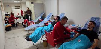 Edirne'de öğrenci yurdunda kan bağışı kampanyası düzenlendi