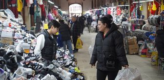 Edirne'de tarihi çarşılarda bayram hareketliliği yaşanıyor