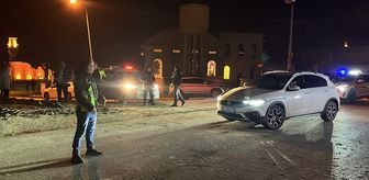 Edirne'de Tunca Köprüsü taşkın riski nedeniyle trafiğe kapatıldı