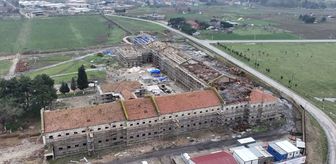 Edirne'deki Mahmudiye Kışlası'nda restorasyon çalışmaları sürüyor