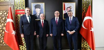 Edirne Valisi Sezer'den Süleymanpaşa Kaymakamı Tunçer'e ziyaret