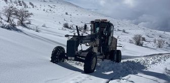 Elazığ'da kardan kapanan 39 köy yolu ulaşıma açıldı