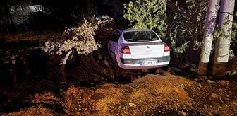 Elazığ'da yoldan çıkan otomobildeki 4 kişi yaralandı