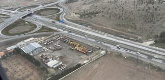 Emniyet ekiplerince bayram öncesi havadan trafik denetimi sürüyor