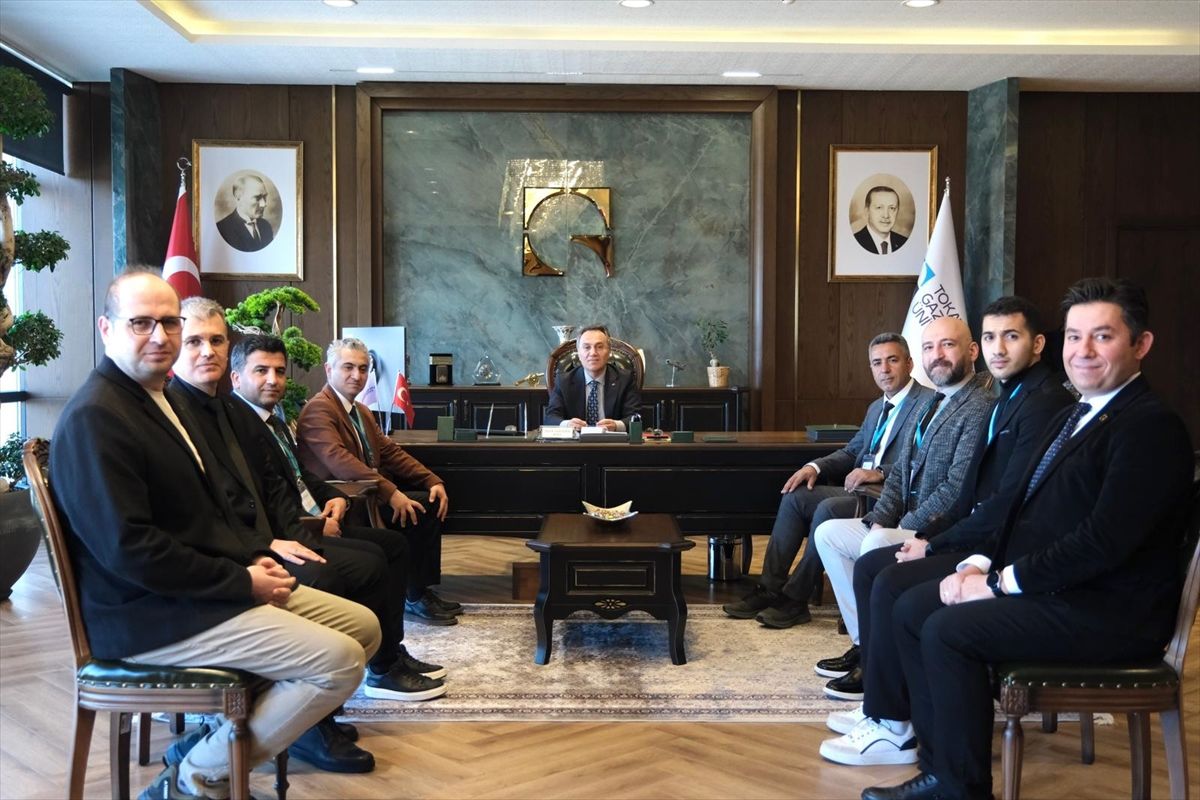 EPDAD heyetinden TOGÜ Rektörü Yılmaz'a ziyaret