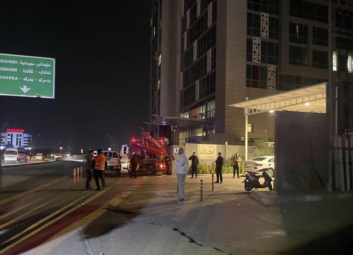 Erbil'de kamikaze İHA saldırısı sonrası patlama sesleri duyuldu