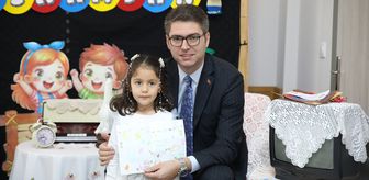 Erciş Kaymakamı Karaloğlu, minik öğrencilerle buluştu