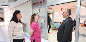 ERÜ Rektörü Altun, hastane personelini ziyaret etti