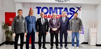 ERÜ Rektörü Altun, TOMTAŞ'ı ziyaret etti