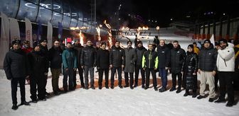 Erzurum'da Kış Sporları kapsamında 'Ünilig Türkiye Şampiyonası' açılışı yapıldı
