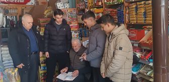 Erzurum'da öğrenciler harçlıklarıyla veresiye defterindeki borcu ödedi