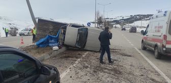 Erzurum'da otomobil ile pikap çarpıştı, 1 kişi öldü