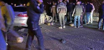 Erzurum'da otomobilin park halindeki araca çarptığı kazada 5 kişi yaralandı