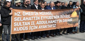 Erzurum'daki STK'ler Gazze'ye destek için toplandı