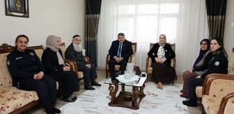 Erzurum Emniyet Müdürü Karaburun, bayramda şehit ailelerini yalnız bırakmadı