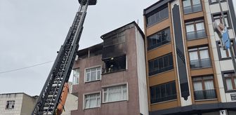 Esenler'de 4 katlı binada çıkan yangın söndürüldü