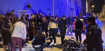 Eskişehir'de otomobille çarpışan motosikletteki 2 kişi yaralandı