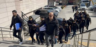 Eskişehir merkezli operasyonda lüks araçları parçalayıp sattıkları iddiasıyla 11 zanlı yakalandı