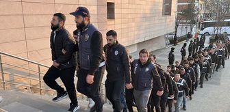 Eskişehir merkezli yasa dışı bahis ve dolandırıcılık operasyonunda yakalanan zanlılardan 32'si tutuklandı