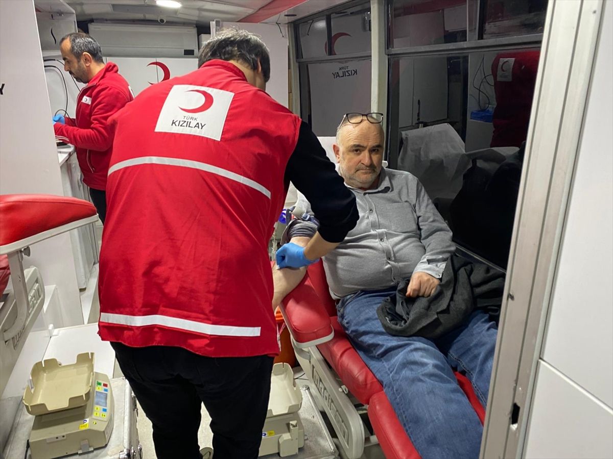 Espiye'de Kan Bağışı ve Yardım Etkinliği