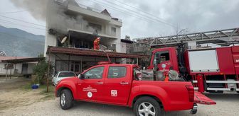Fethiye'de evde çıkan yangın söndürüldü