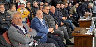 Fethiyespor-Bursaspor mücadelesini Varank ile Çelik tribünden izledi