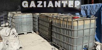 Gaziantep'te 7 bin litre gümrük kaçağı akaryakıt ele geçirildi
