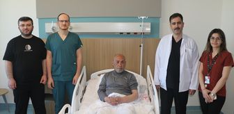 Gaziantep'te inme geçiren hasta erken müdahaleyle hayata tutundu