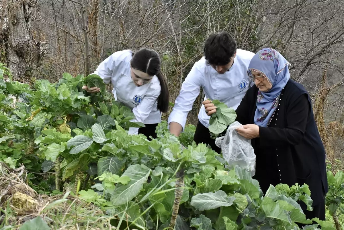 Geleceğin şefleri yöresel lezzetlerin tarladan sofraya inceliklerini öğreniyor