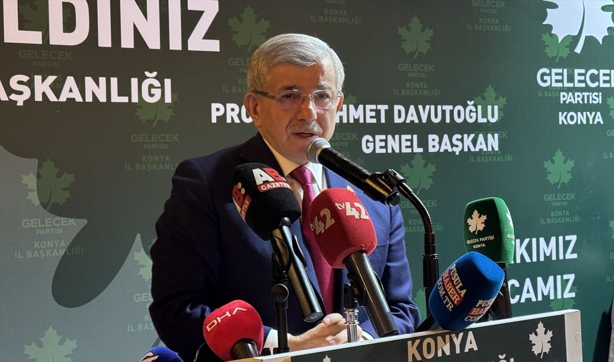 Gelecek Partisi Genel Başkanı Davutoğlu, Konya'da iftar programında konuştu Açıklaması