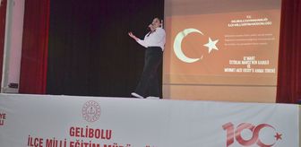 Gelibolu'da İstiklal Marşı'nın Kabulü ve Mehmet Akif Ersoy'u Anma Günü etkinliği düzenlendi