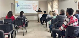 Gelibolu'da sağlık personeline 'kolorektal kanser' eğitimi