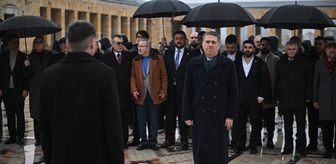 Gençlerbirliği yönetimi, Anıtkabir'i ziyaret etti