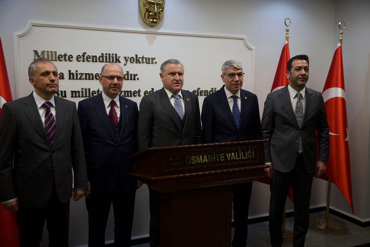 Gençlik ve Spor Bakanı Bak, Osmaniye'de konuştu Açıklaması