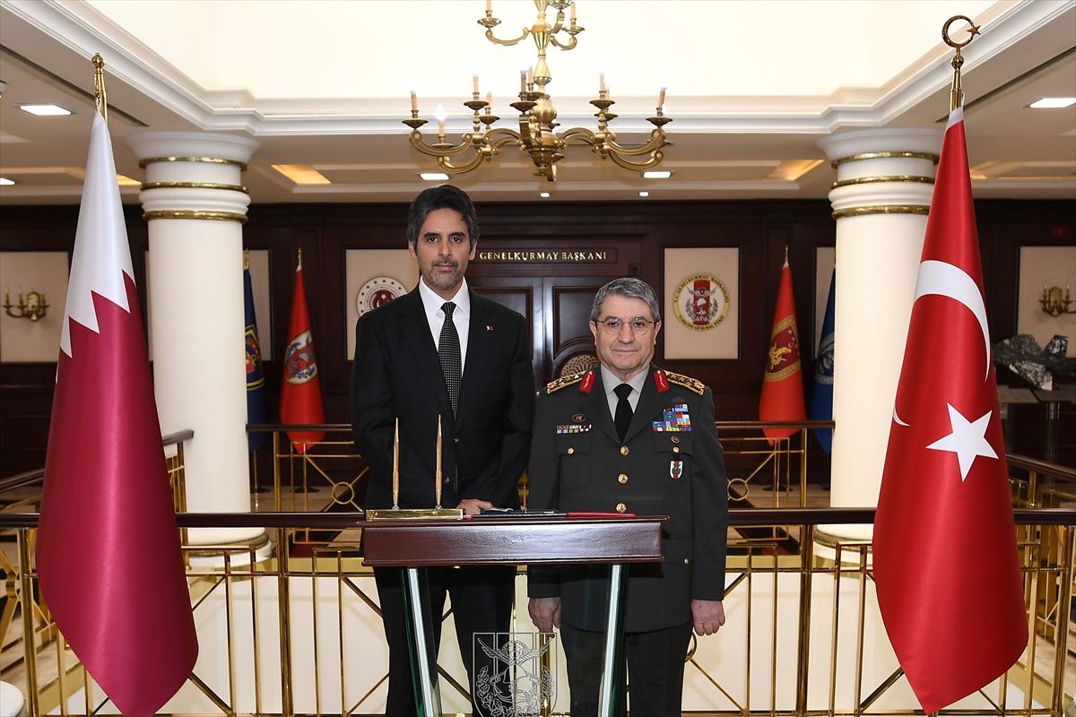 Genelkurmay Başkanı Orgeneral Bayraktaroğlu, Katar heyetini ağırladı