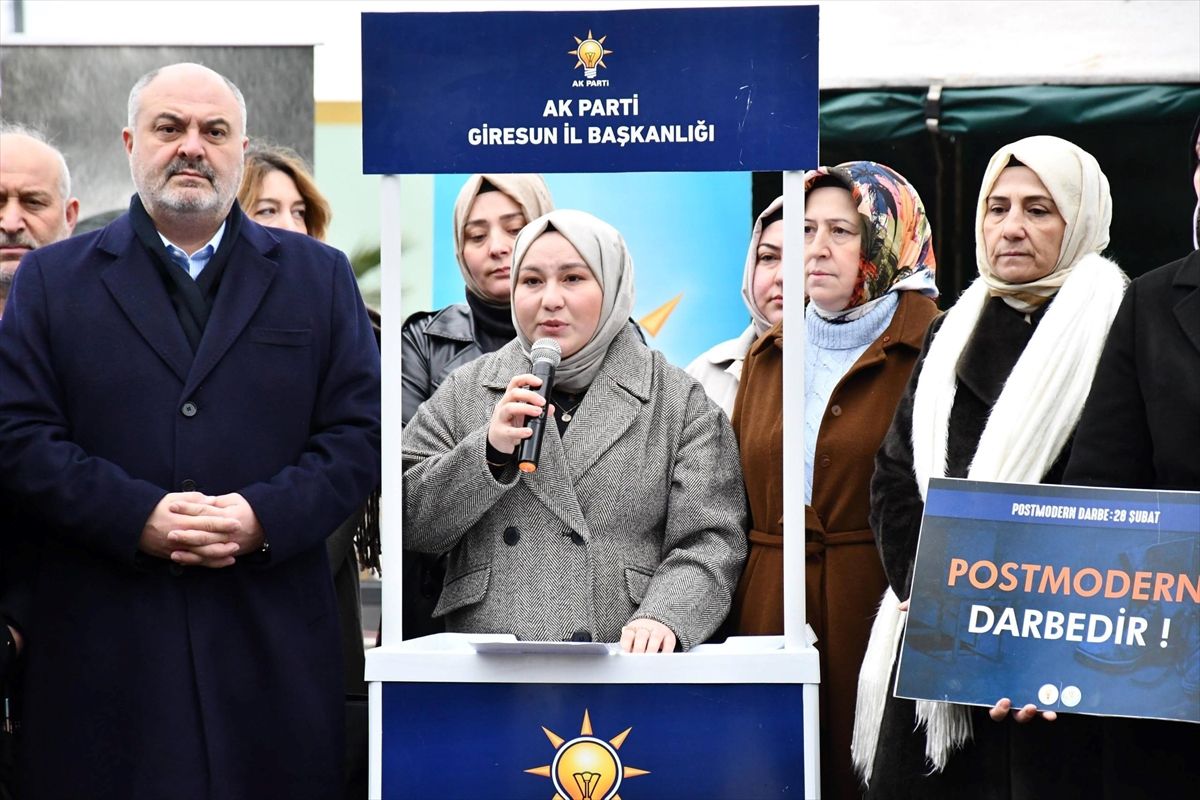 Giresun'da AK Parti ve Memur-Sen'den 28 Şubat açıklaması