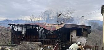 Giresun'da evde çıkan yangında yaşlı kadın öldü