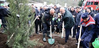 Giresun'da fidanlar toprakla buluşturuldu