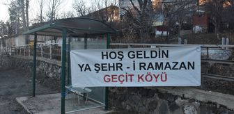 Gümüşhane'de hayırsever köylüler 18 yıldır yoldan geçenlere iftar veriyor