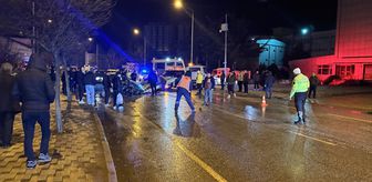 Gümüşhane'de iki otomobilin çarpışması sonucu 1 kişi öldü, 3 kişi yaralandı