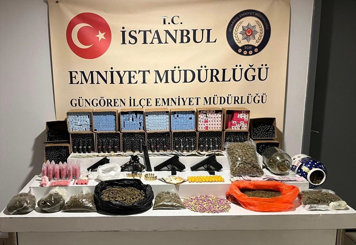 Güngören'de uyuşturucu operasyonunda 3 şüpheli tutuklandı