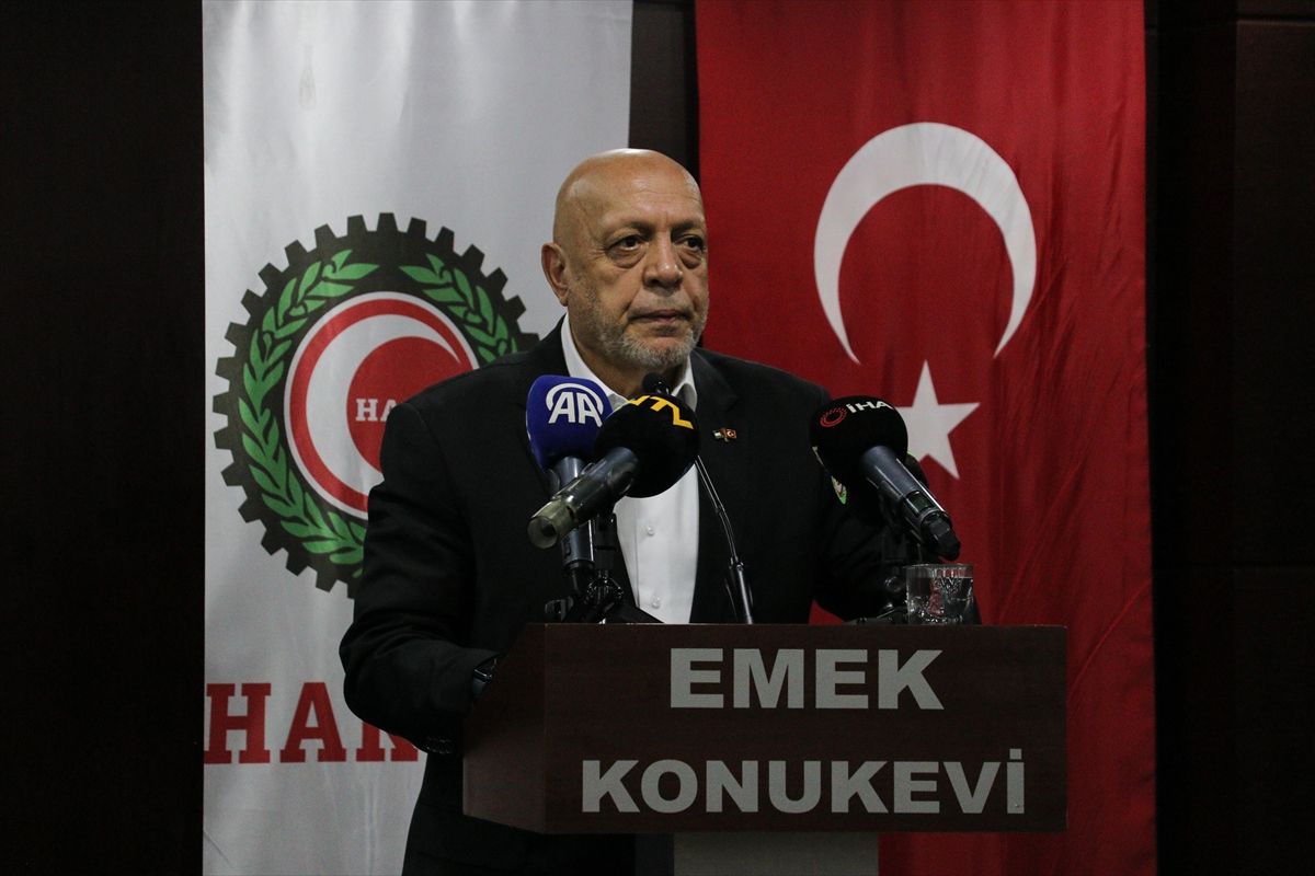 HAK-İŞ Genel Başkanı Arslan, 'Emek ve Su Paneli'nde konuştu Açıklaması